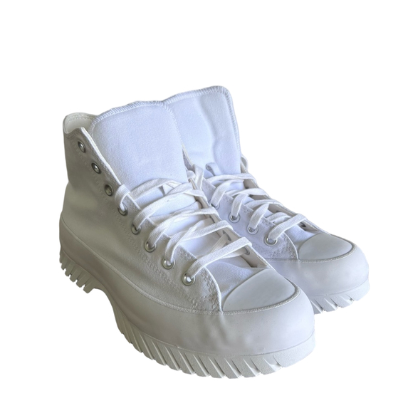 Converse Chuck Taylor All Star Lugged Hi 2.0 White Unisex Shoe Size 9.5 or 11.5